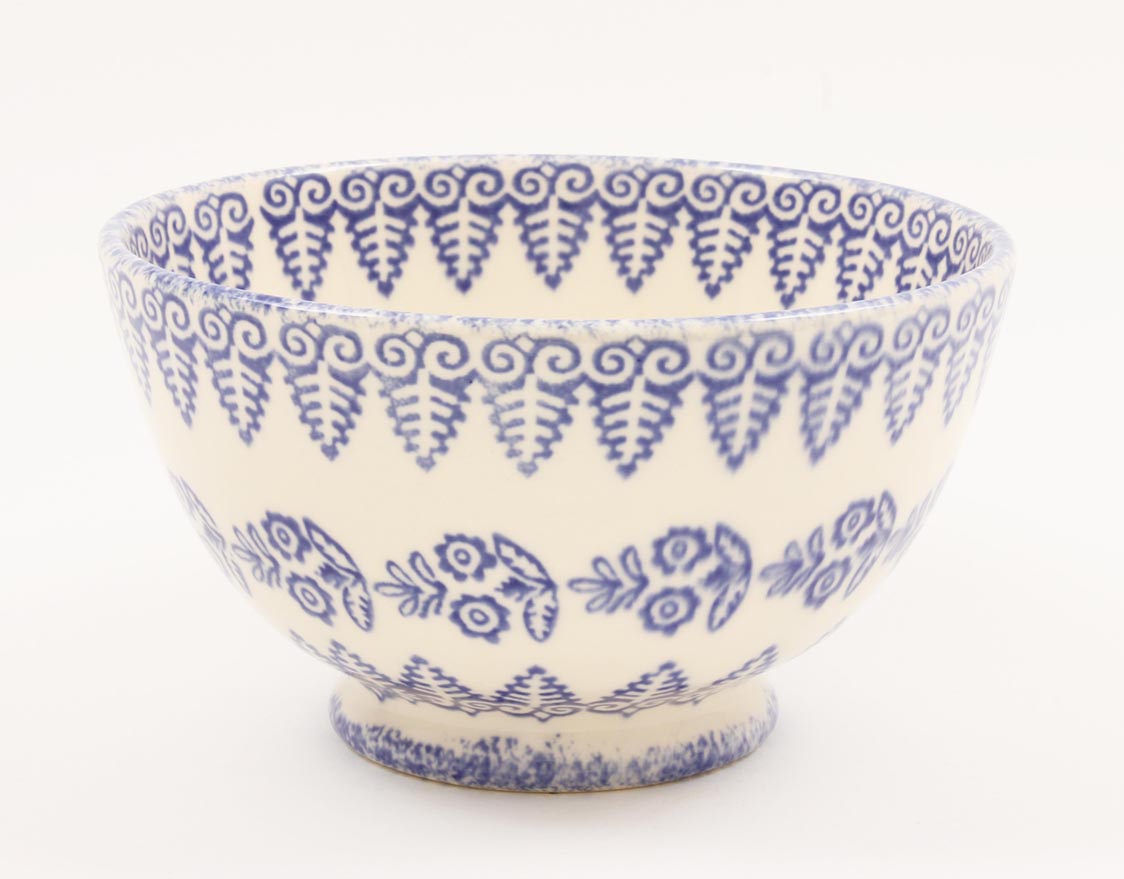 Brixton Lacey Blue Deep Cereal Bowl 13.5cm Gift