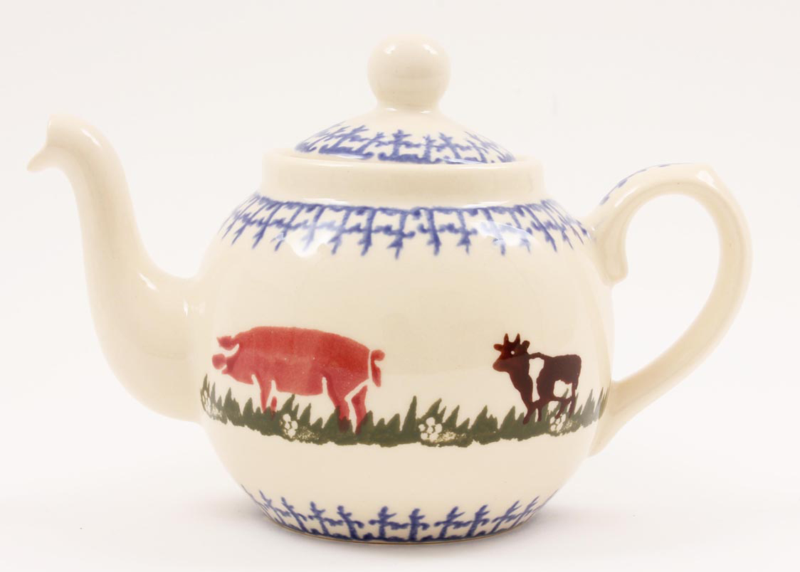 Brixton Farm Animals Teapot 2 Cup 450ml Gift
