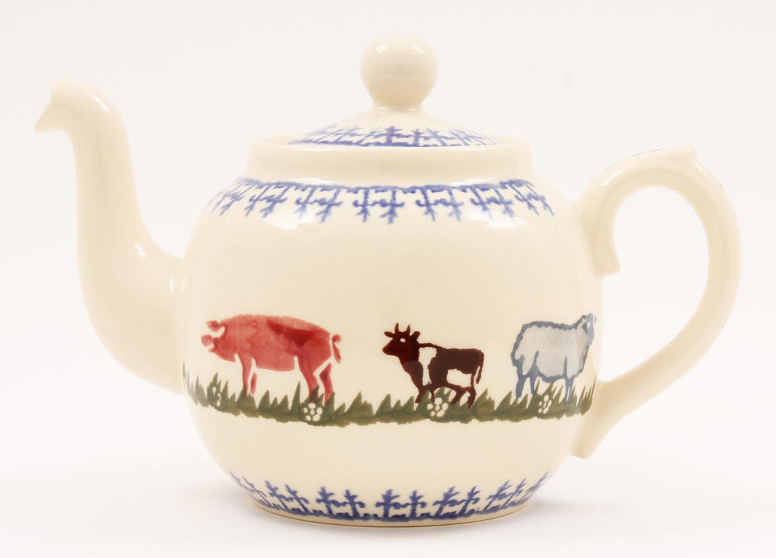 Brixton Farm Animals Teapot 4 Cup 750ml Gift
