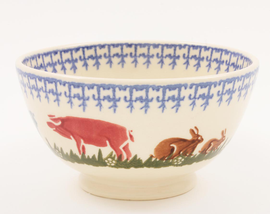 Brixton Farm Animals Deep Soup Bowl 16cm Gift
