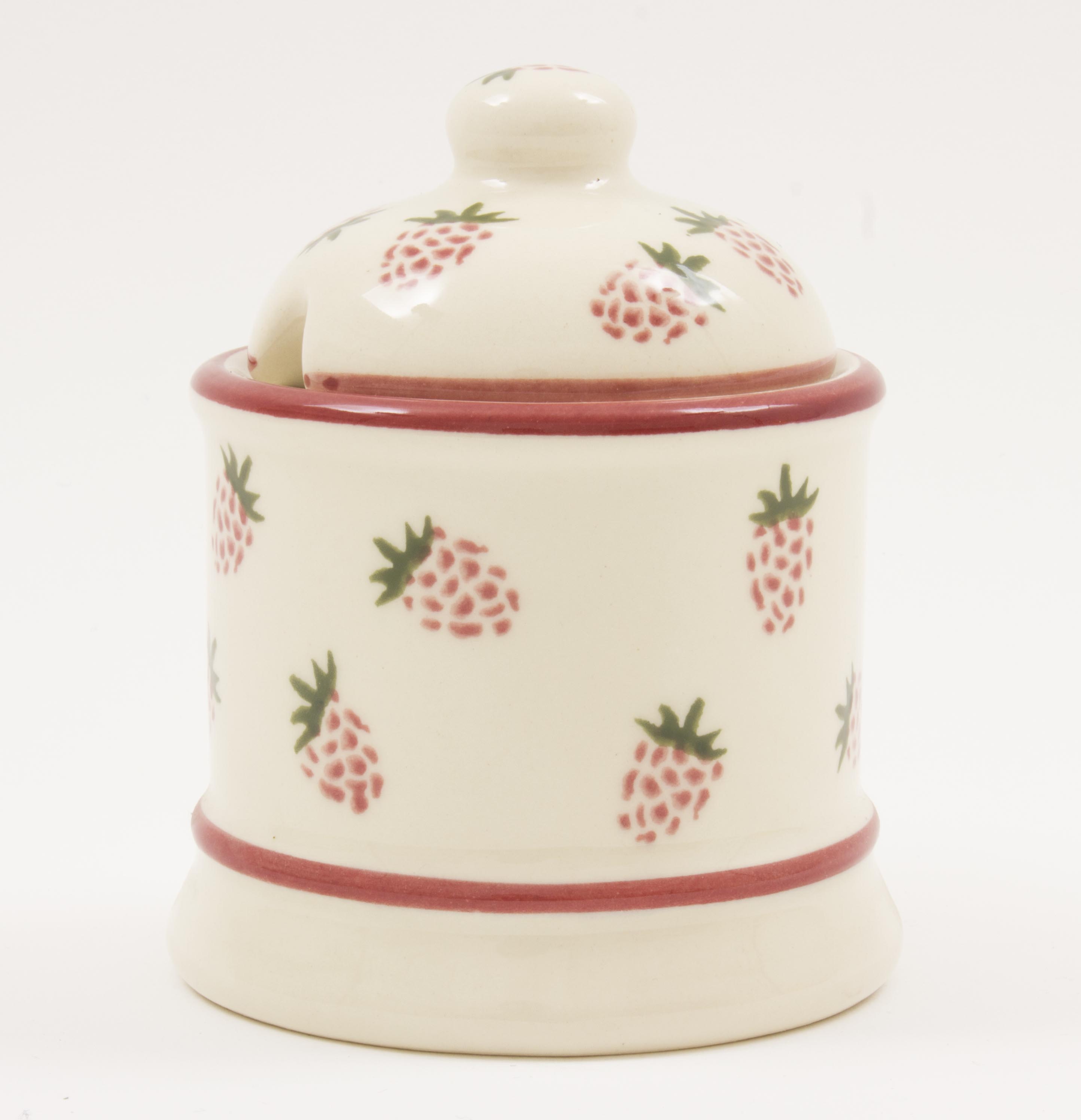 Brixton Raspberries Jam Pot 10cm Gift