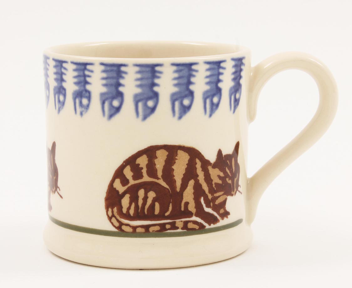 Brixton Tabby Cat Mug Large 250ml Gift