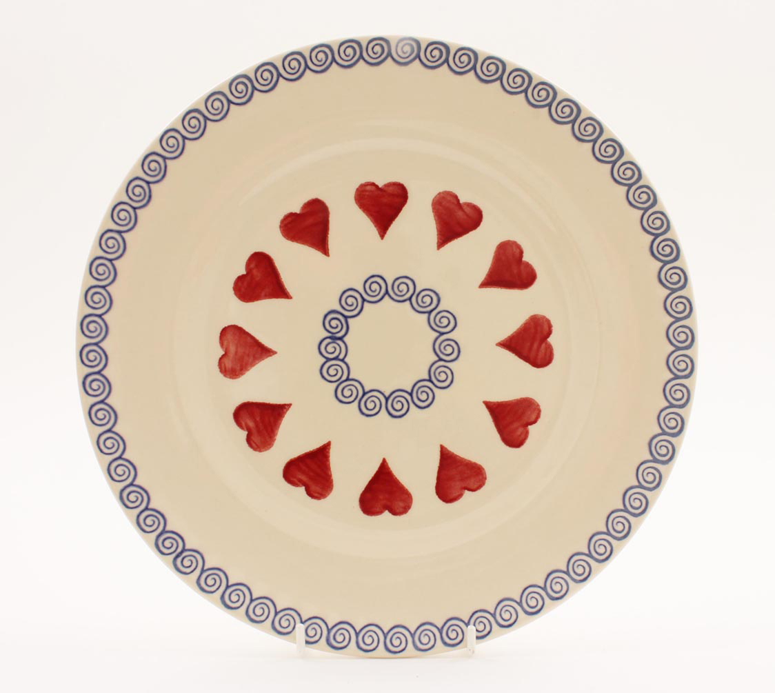 Brixton Hearts Dinner Plate 25cm Gift