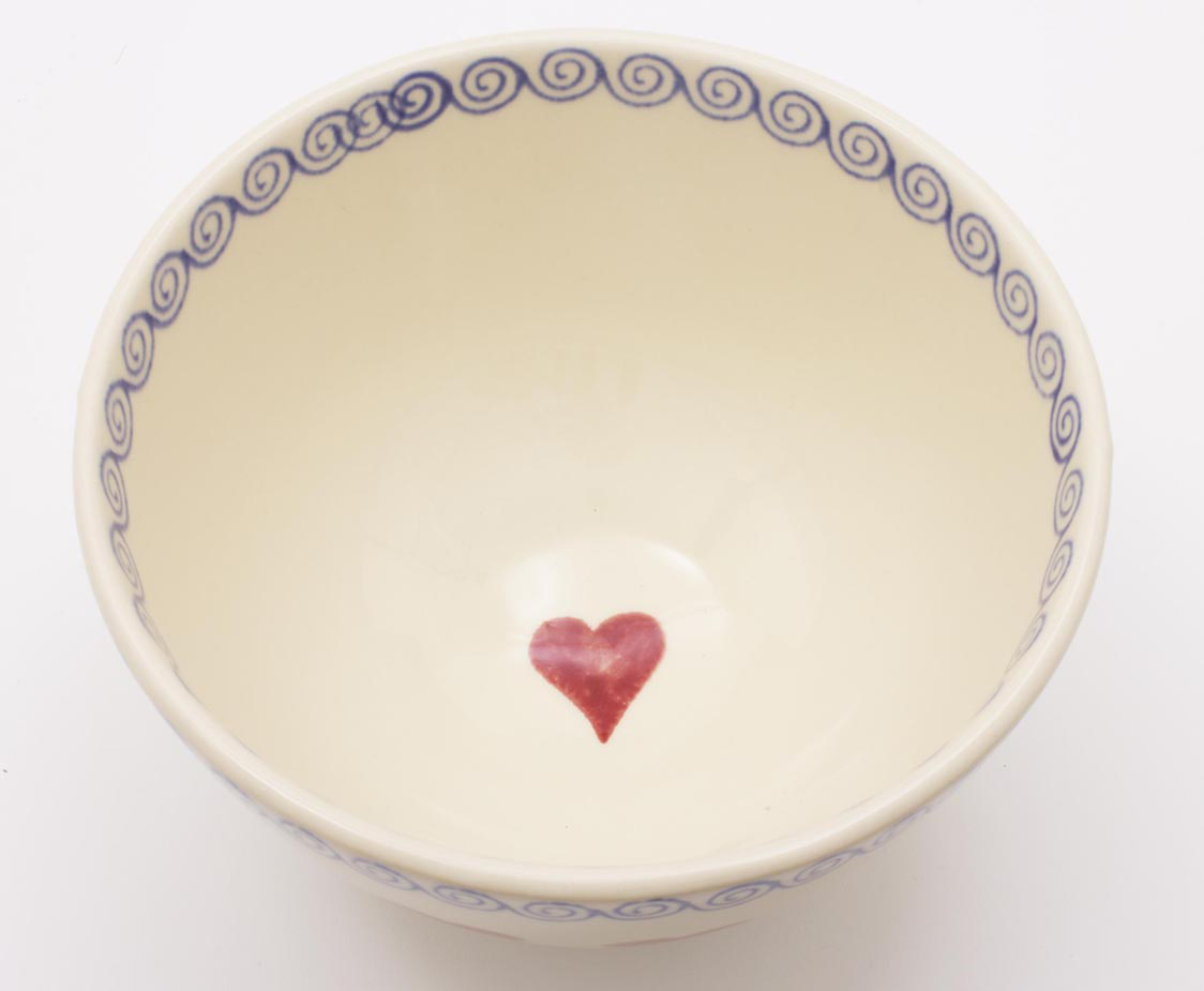 Brixton Hearts Deep Cereal Bowl 13.5cm Gift