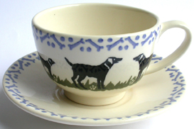 Brixton Labrador Breakfast Cup & Saucer Gift