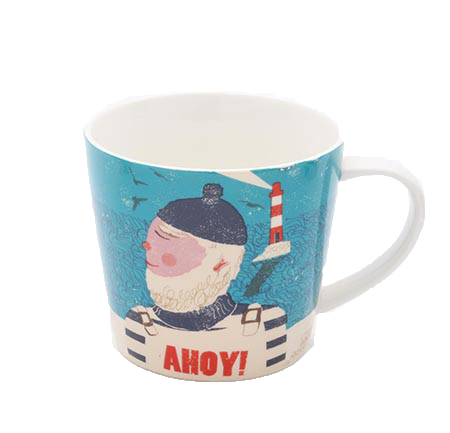 Ahoy Ship Mate Mug  By Jill White Gift