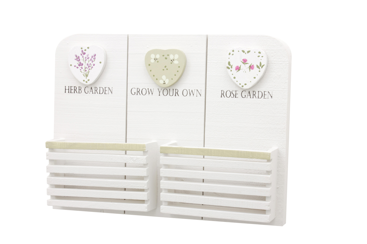 I Love My Garden Rose & Herb Garden Wall Gift