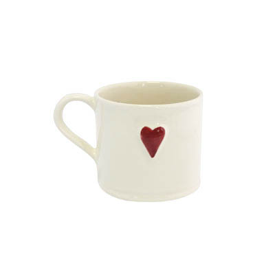 Shaker Red Heart 150ml Mug Gift