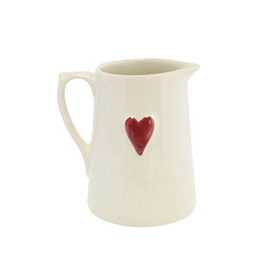 Shaker Red Heart 250ml Jug Gift