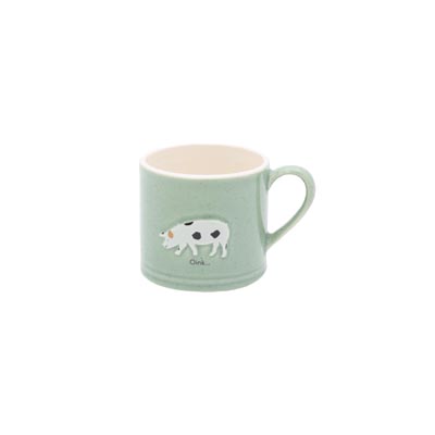 Bailey & Friends Mug 150ml Pig Green Gift