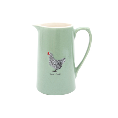 Bailey & Friends Jug 700ml Hen Green Gift