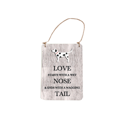 Wooden Sign 15 X 20cm Bailey Dog Gift