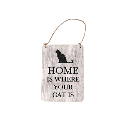 Wooden Sign 15 X 20cm Bailey Cat Gift
