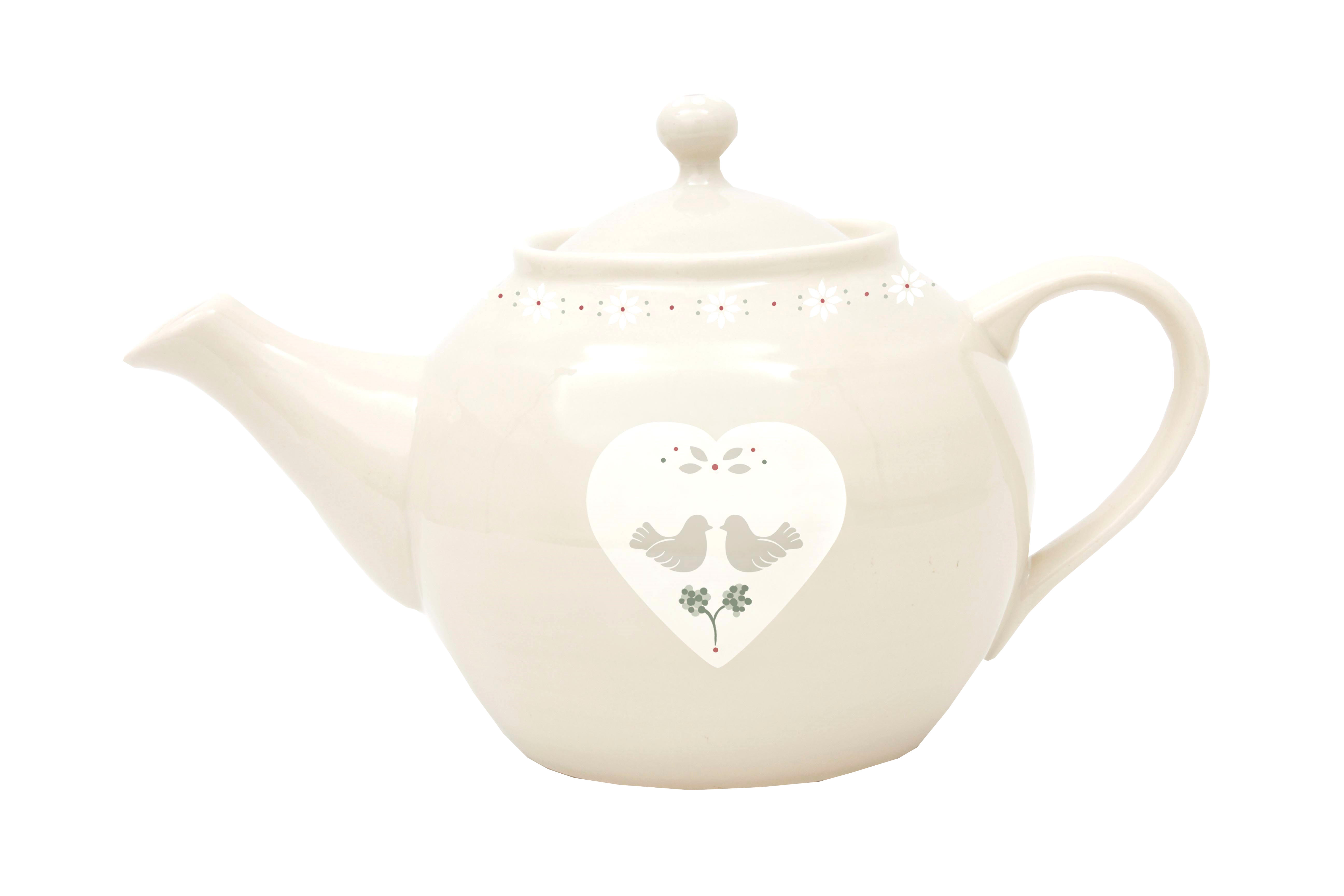 1.75 Lt Teapot Doves Of Peace Gift