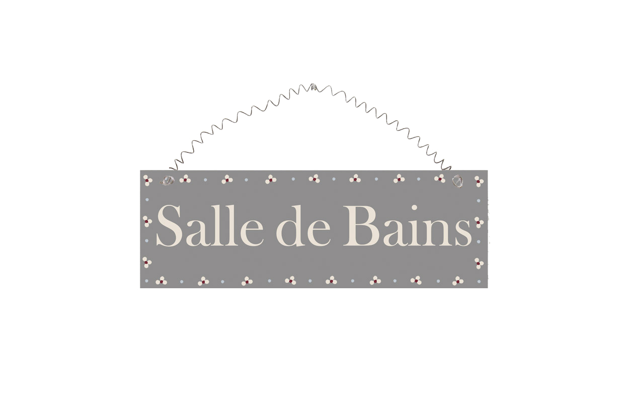 Salle De Bains Sign Alpine Chalet Gift