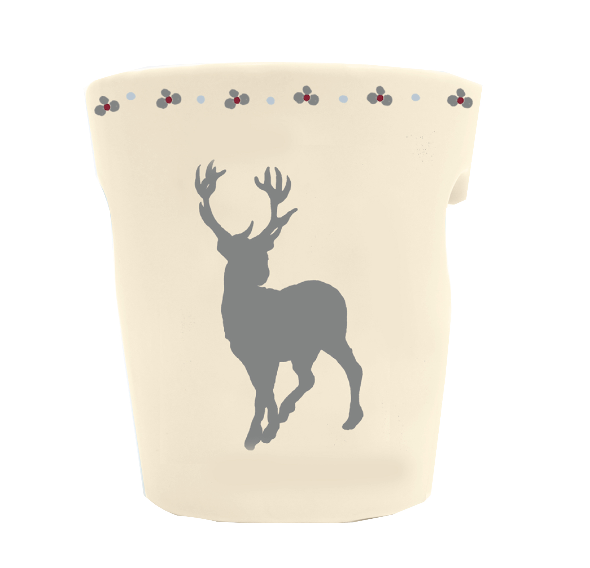 Cut Out Night Light Holder Stag Alpine Gift