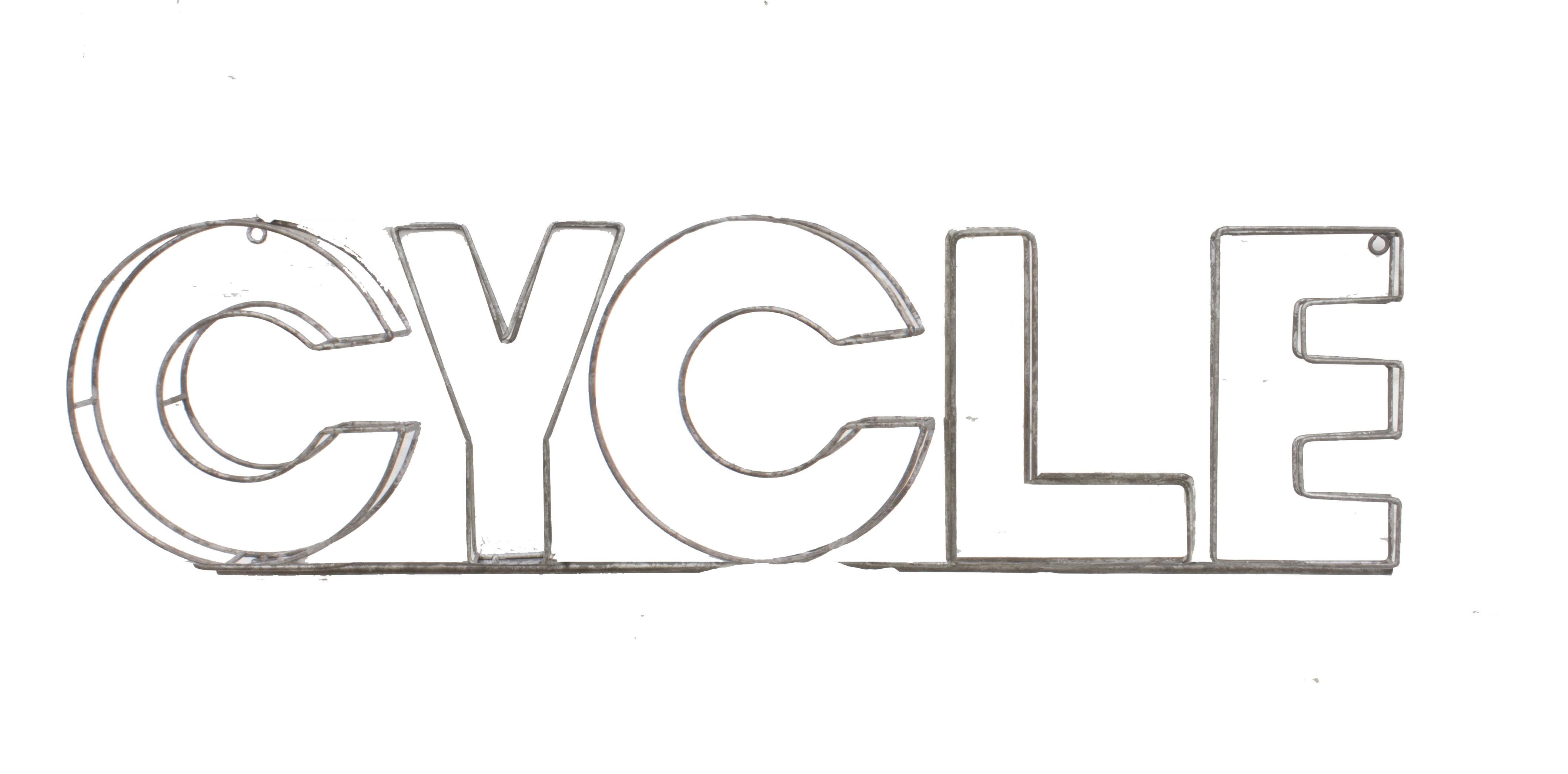 Cycle Wire Sign Parisian Gift