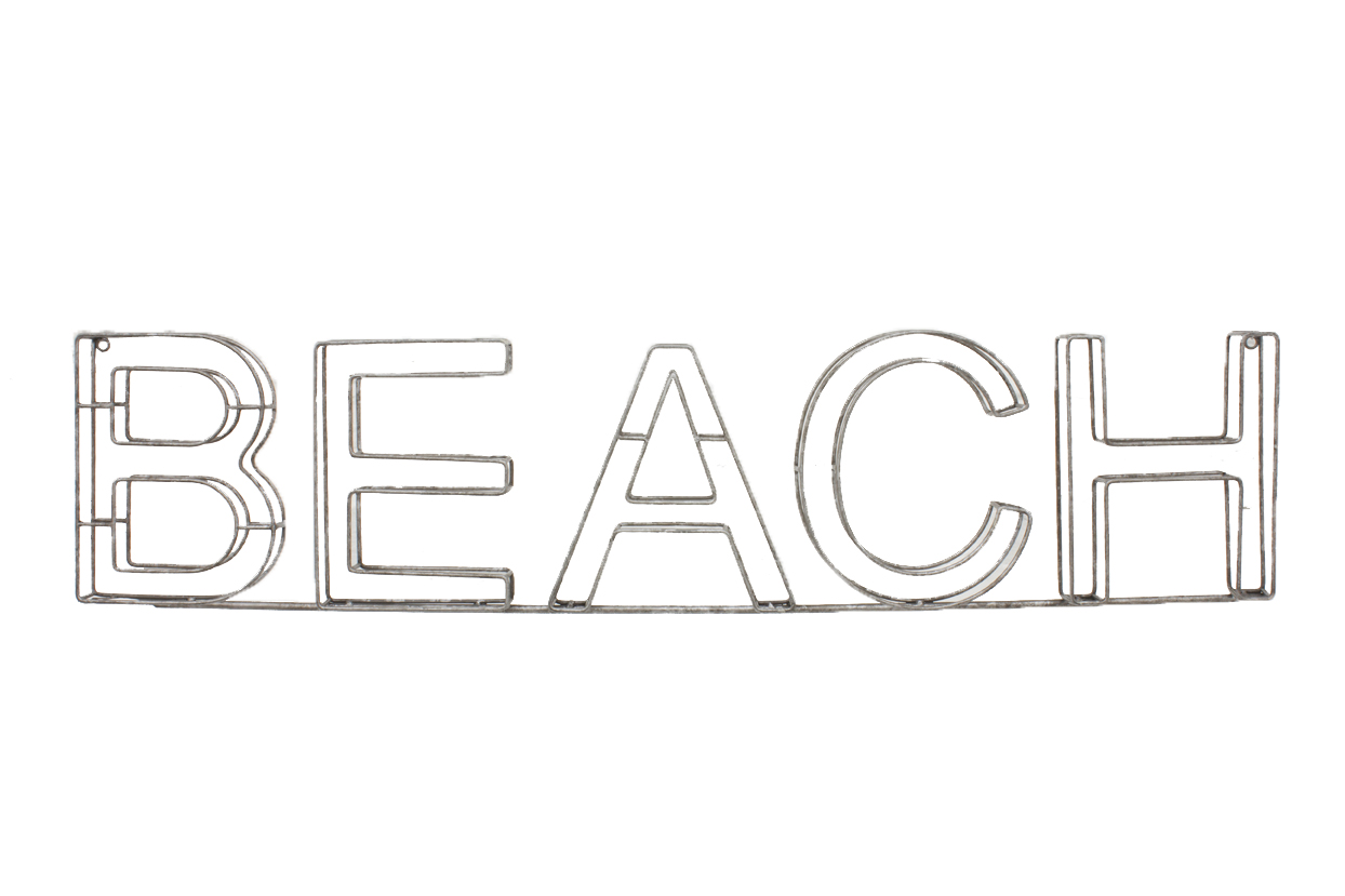 Beach Wire Sign Parisian Gift