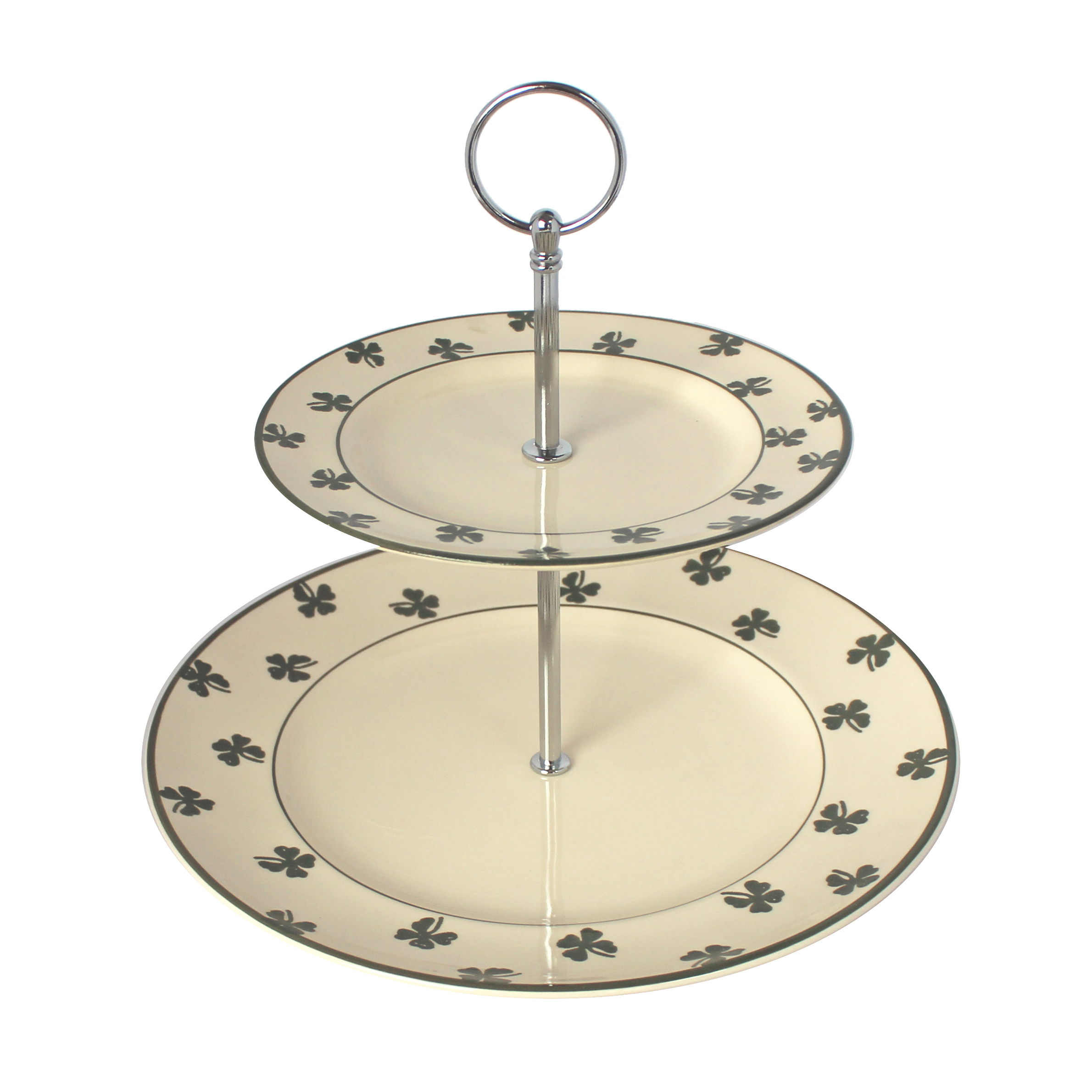 Brixton Four Leaf Clover Cake Stand 2 Tier Gift