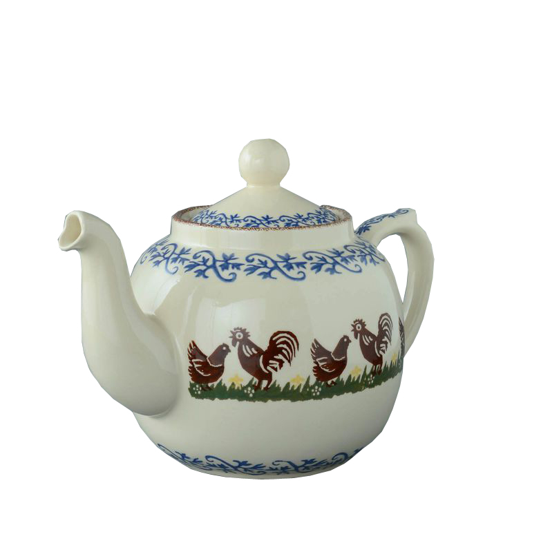 Brixton Cock & Hen Teapot 10 Cup Gift