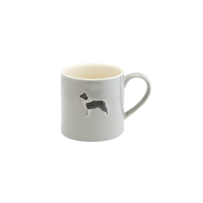 Bailey & Friends Mug 250ml Border Collie Grey Gift