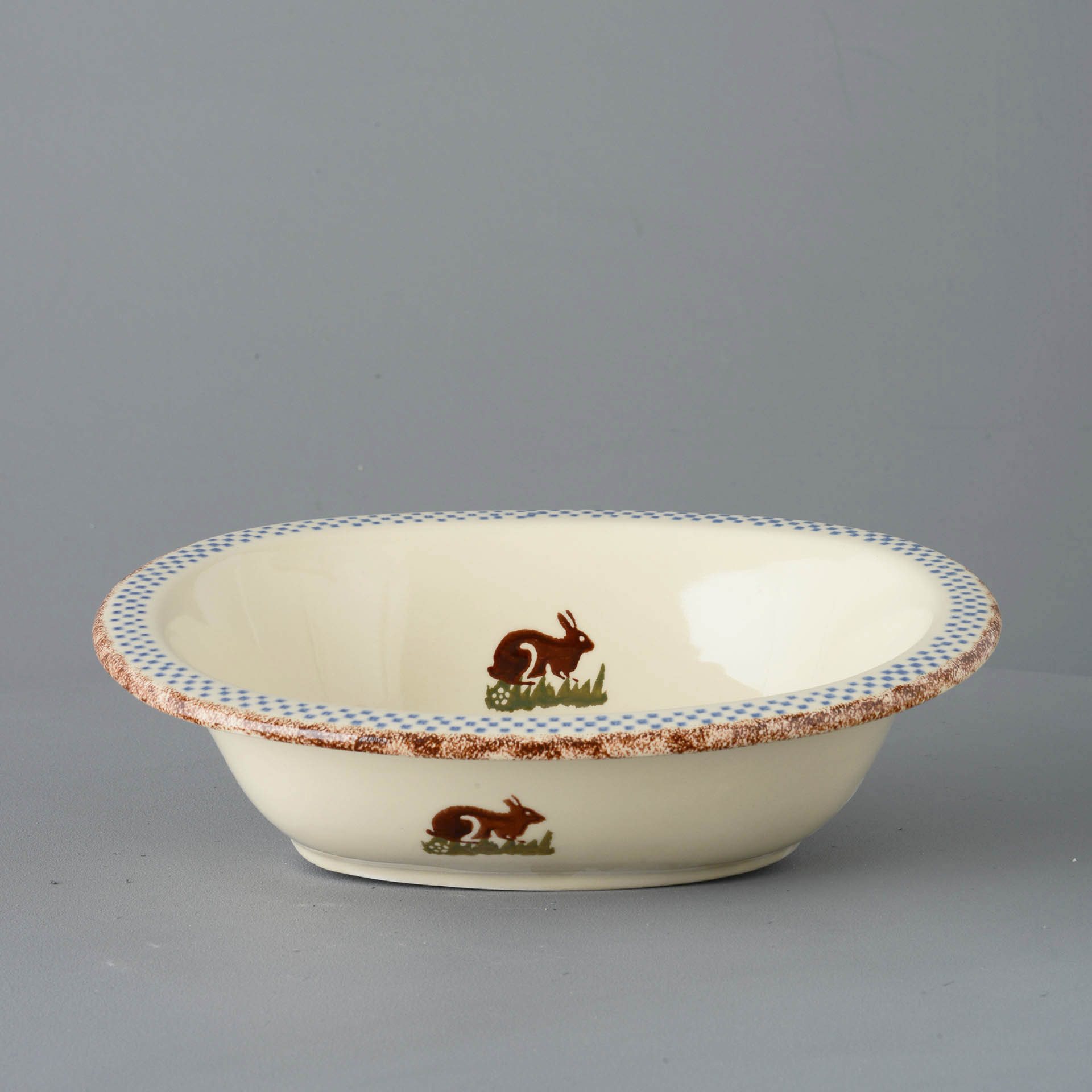 Brixton Rabbits Pie Dish Large 21.5 X 27.5 X 7 Cm Gift