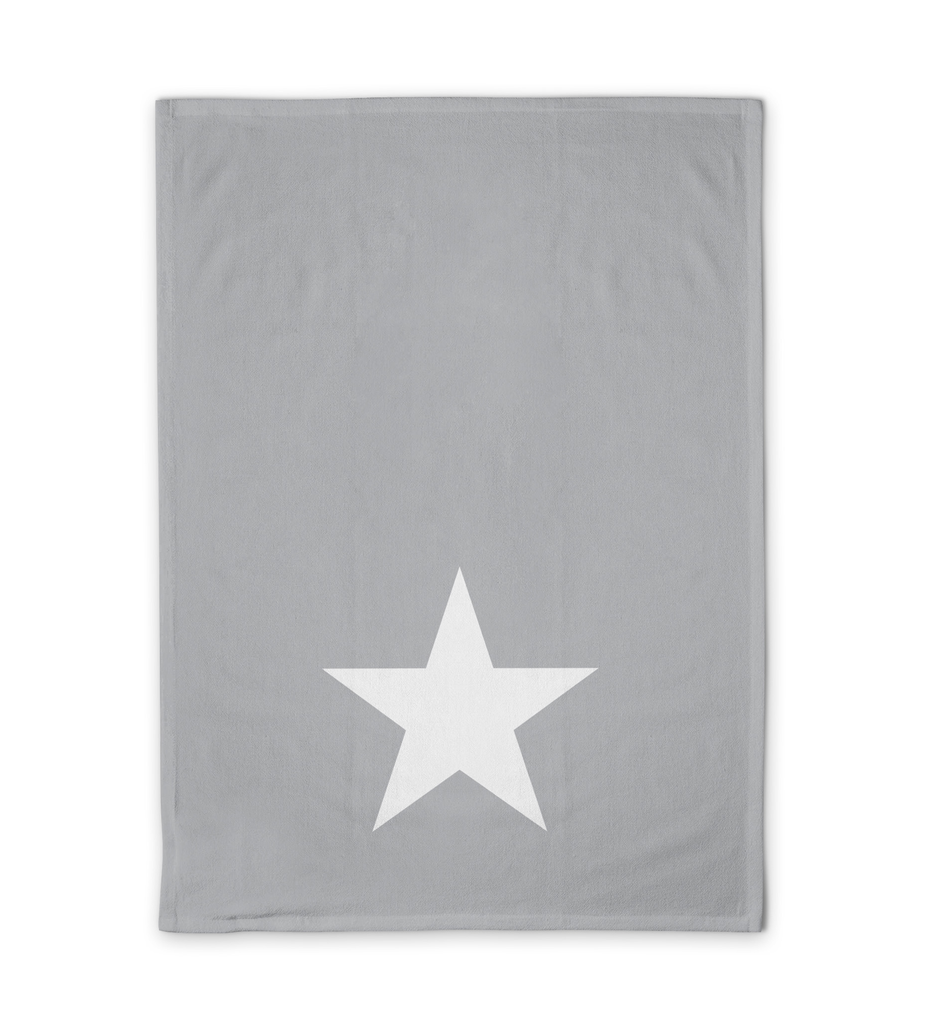 Star Tea Towel Grey Gift
