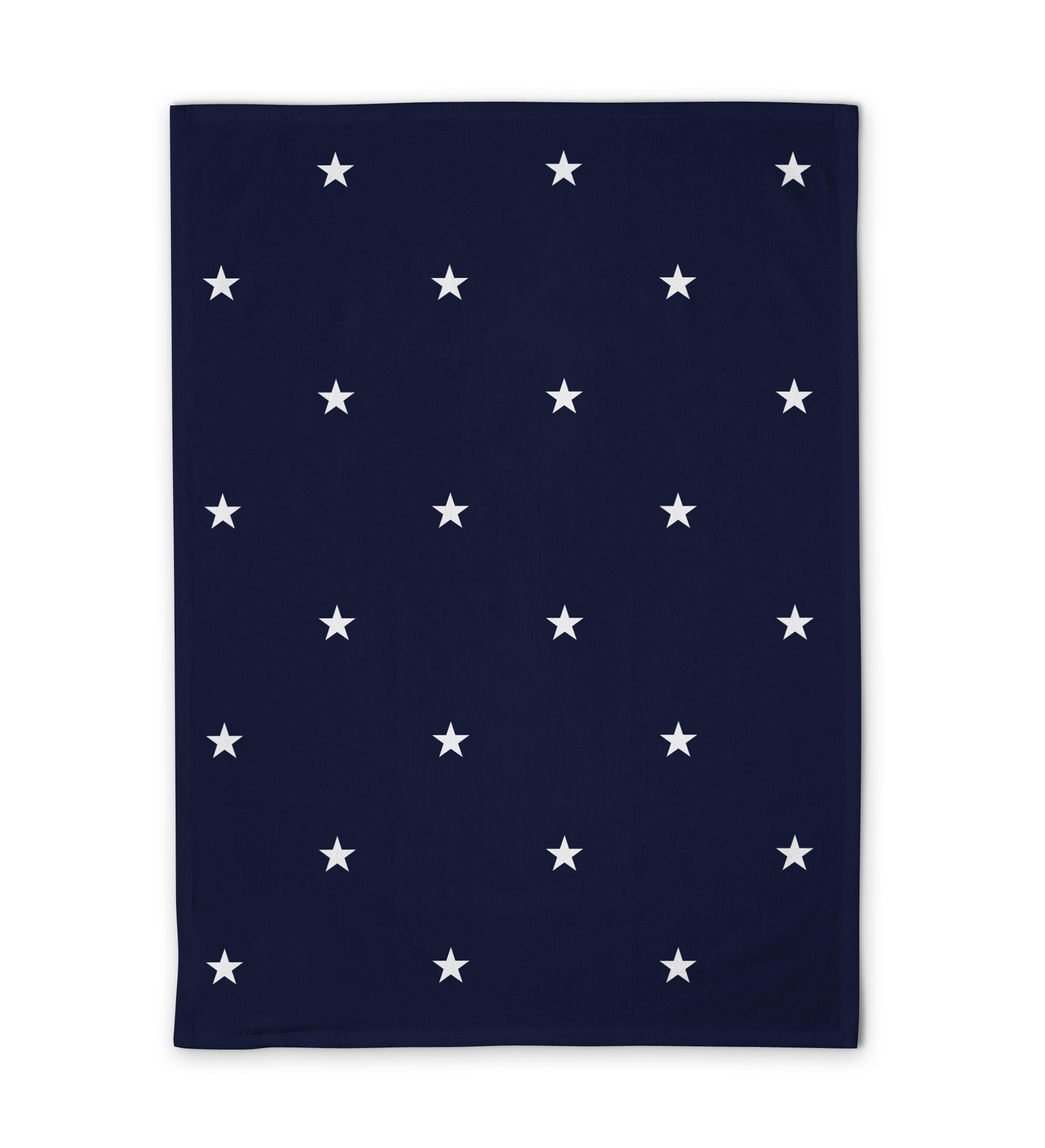 Star Tea Towel Navy Blue Multi Gift