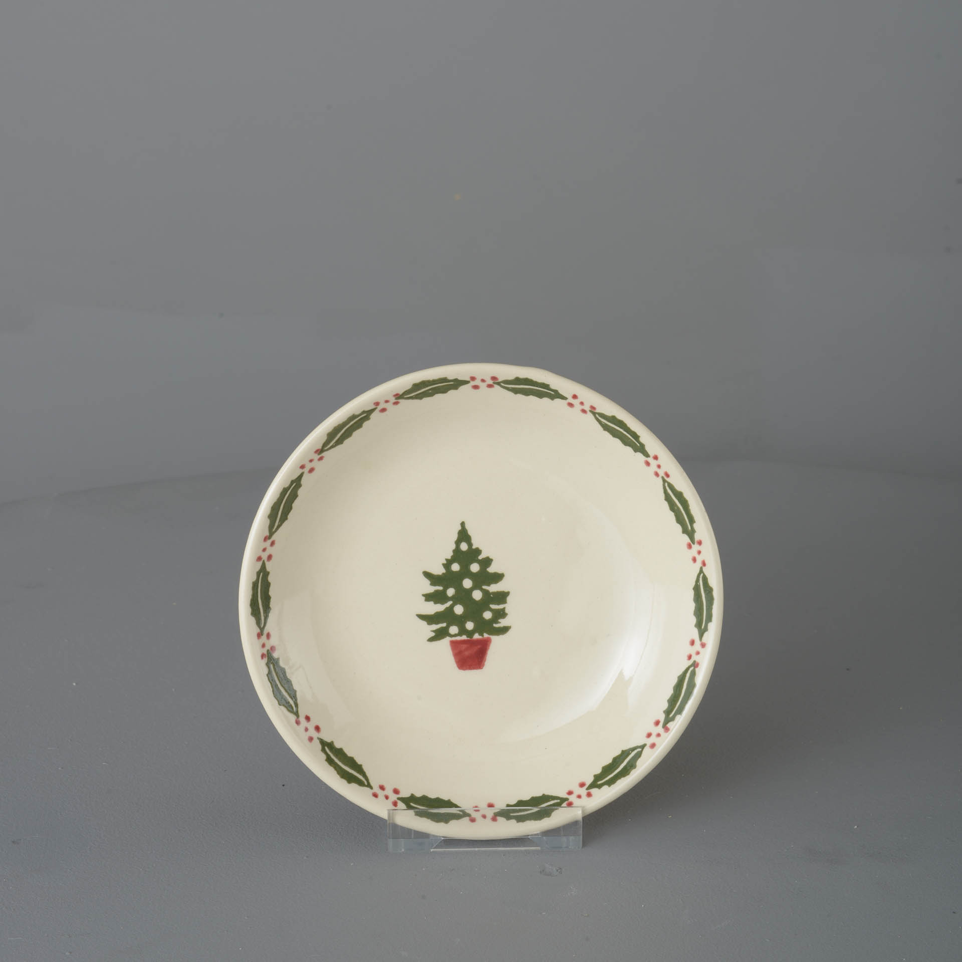 Brixton Xmas Tree & Baubles Large Saucer 13.5cm Gift