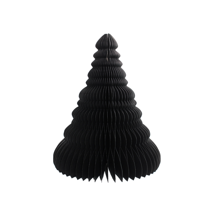 Honeycomb Paper Tree Standing 50cm Blk Gift