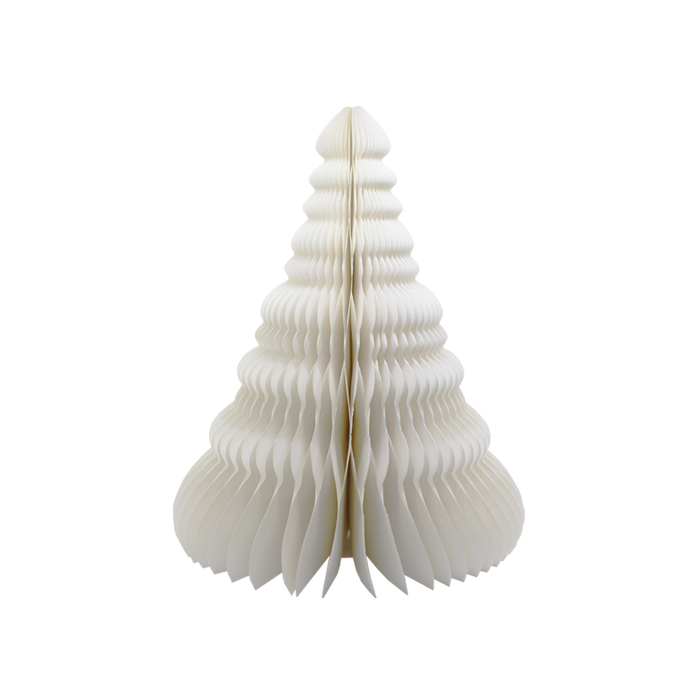 Honeycomb Paper Tree Standing 50cm Wht Gift