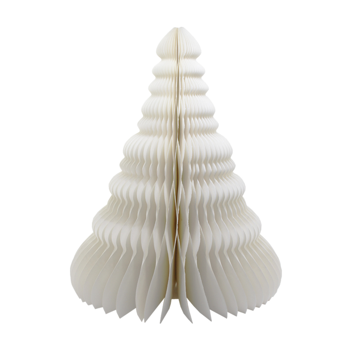 Paper Honeycomb Tree 70cm White Gift