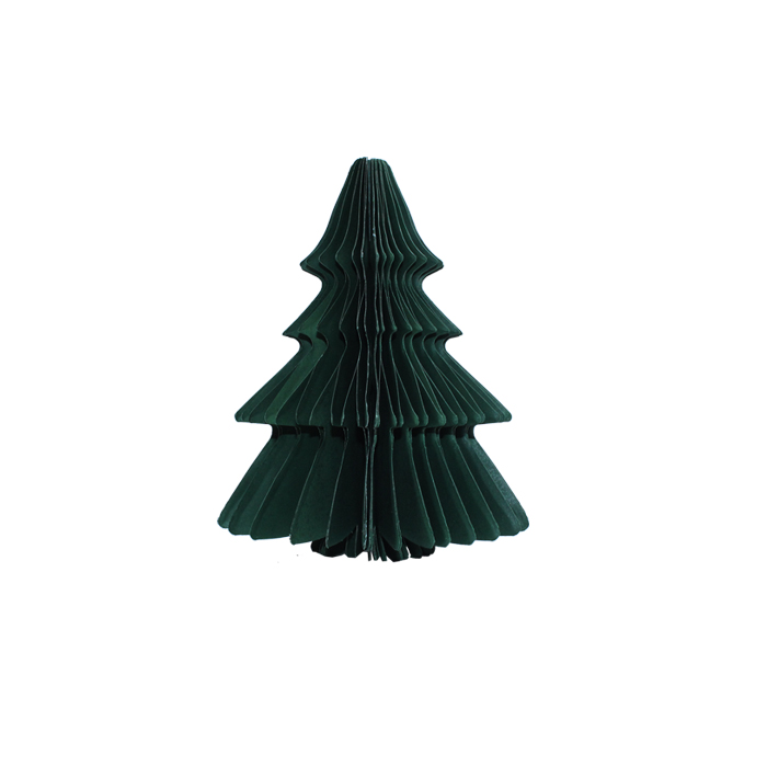 Honeycomb Paper Tree Hanging 12cm Green Gift