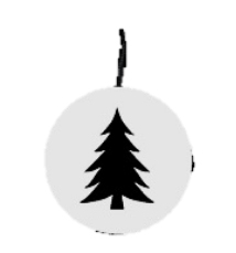 Papier Machie Bauble 10cm White Large Tree Gift