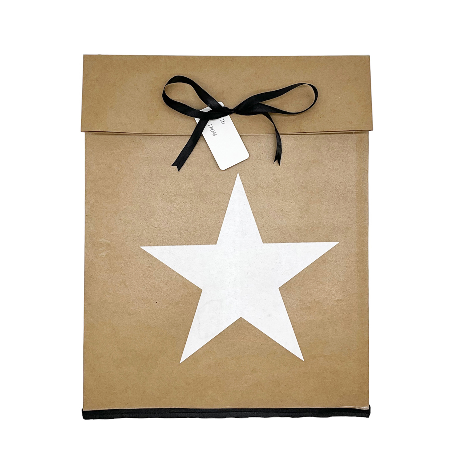 Star Print Paper Sack Kraft Small Gift