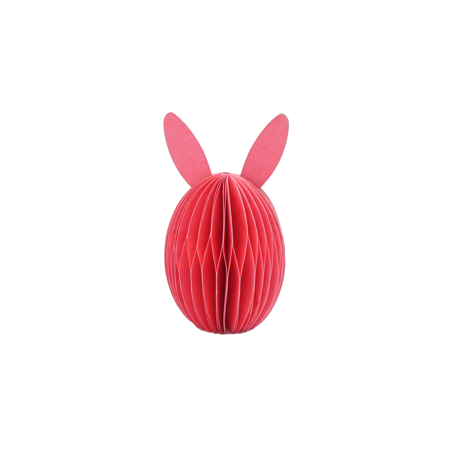 Honeycomb Egg Bunny 10cm Coral Gift