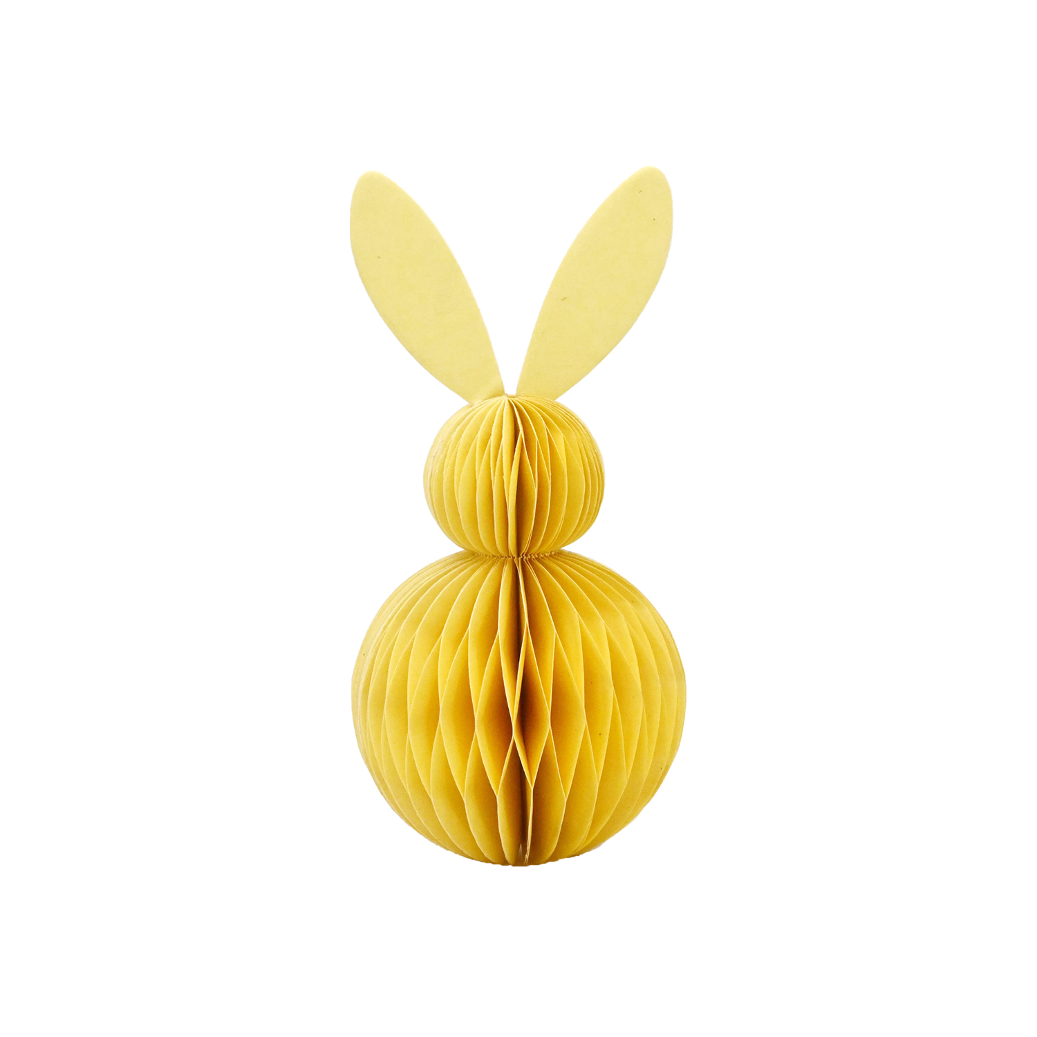 Honeycomb Bunny 16cm Yellow Gift