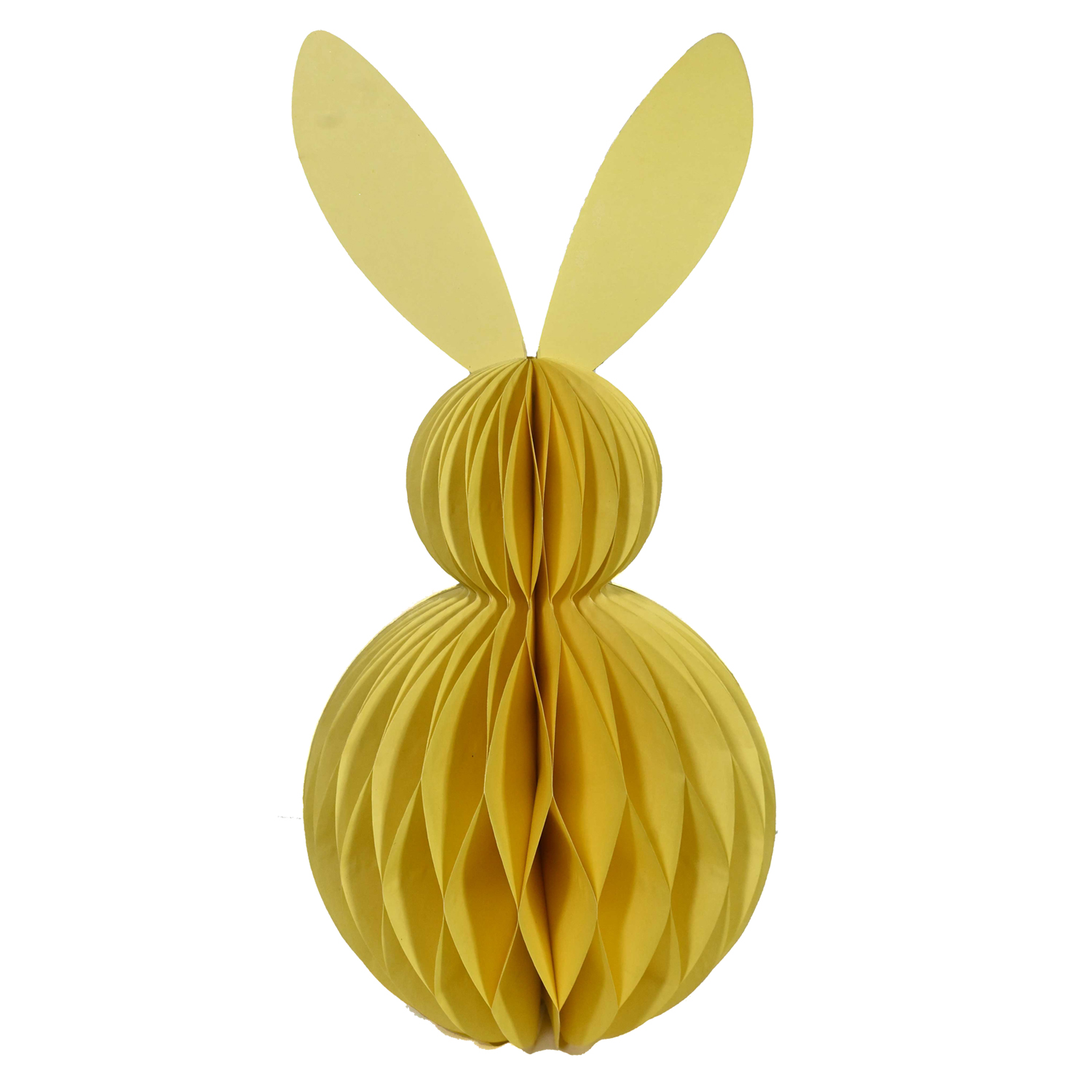 Honeycomb Bunny 50cm Yellow Gift