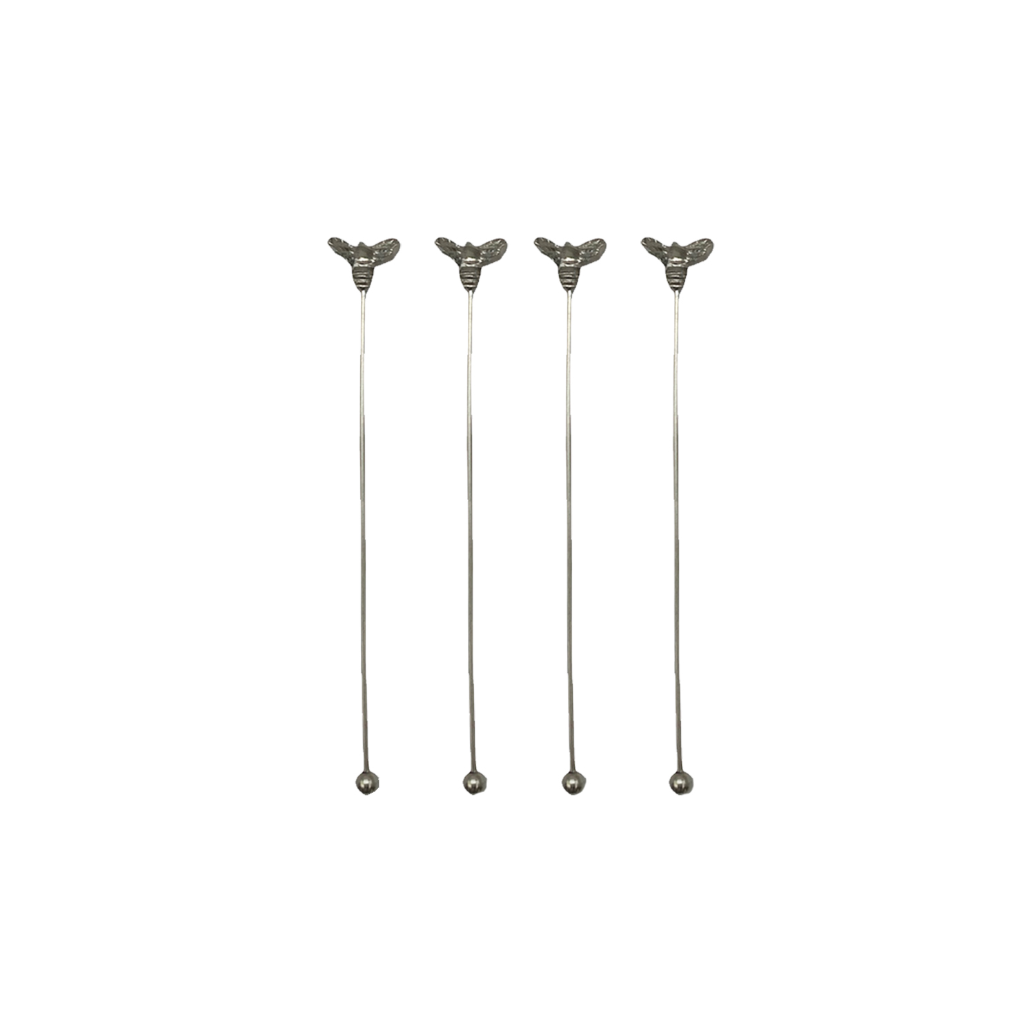 Bee Cocktail Stirrers Set/4 Gift