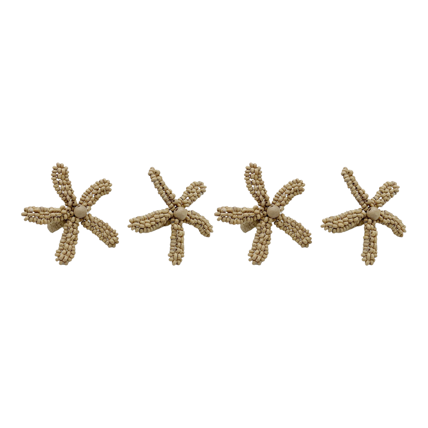 Starfish Napkin Ring Set Of 4 Gift
