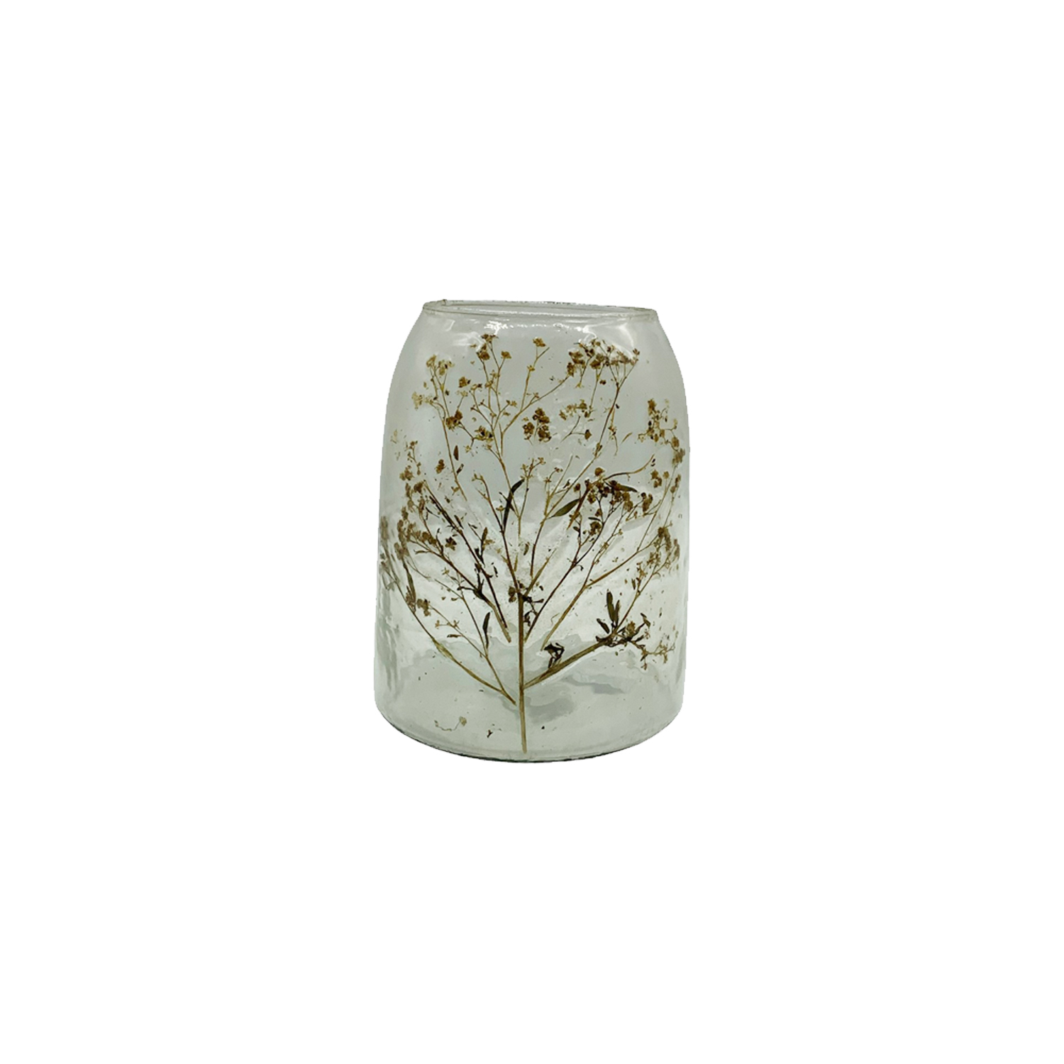 Leaf Mosaic Vase 17cm Gift