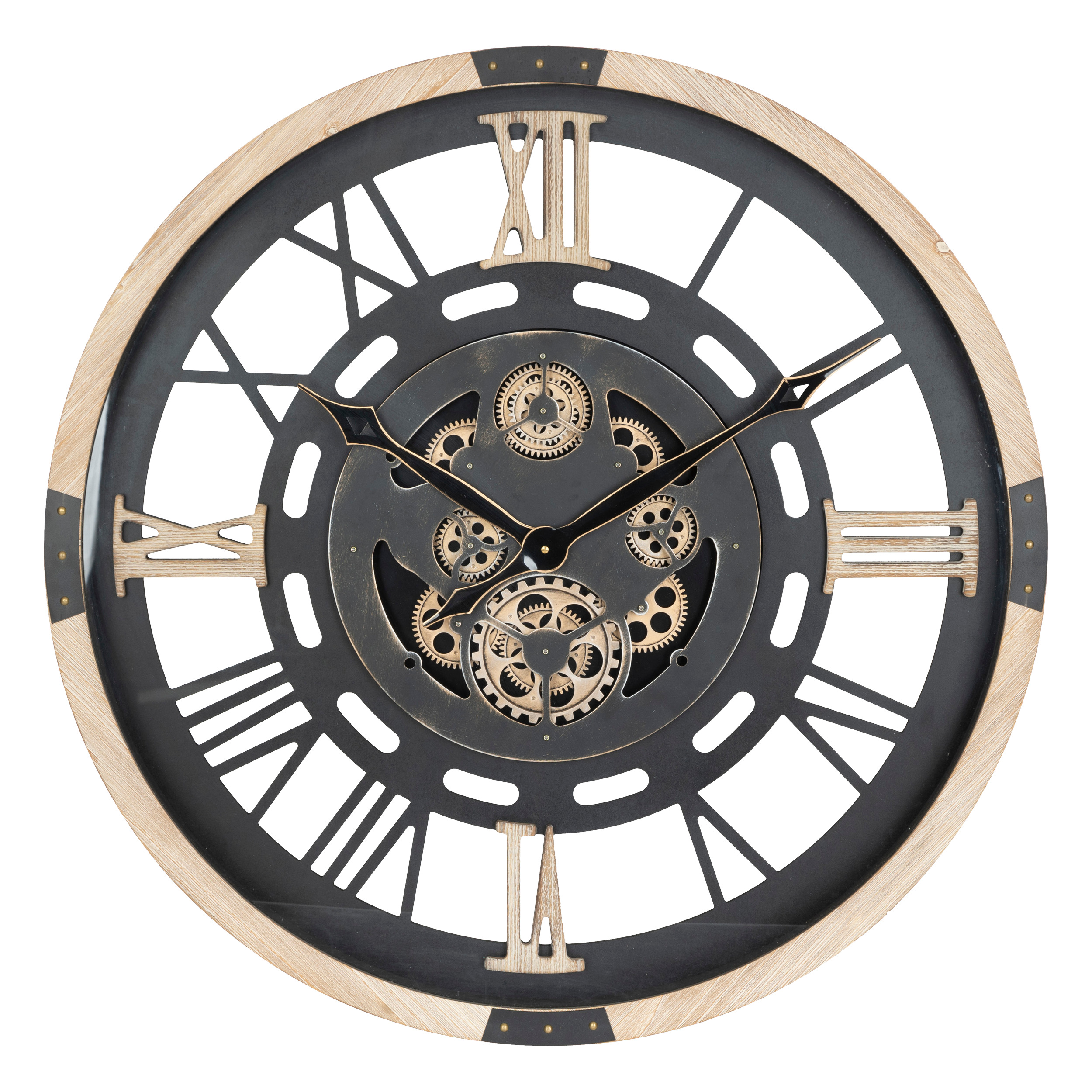 Mdf Clock Meca Kent D80cm Gift