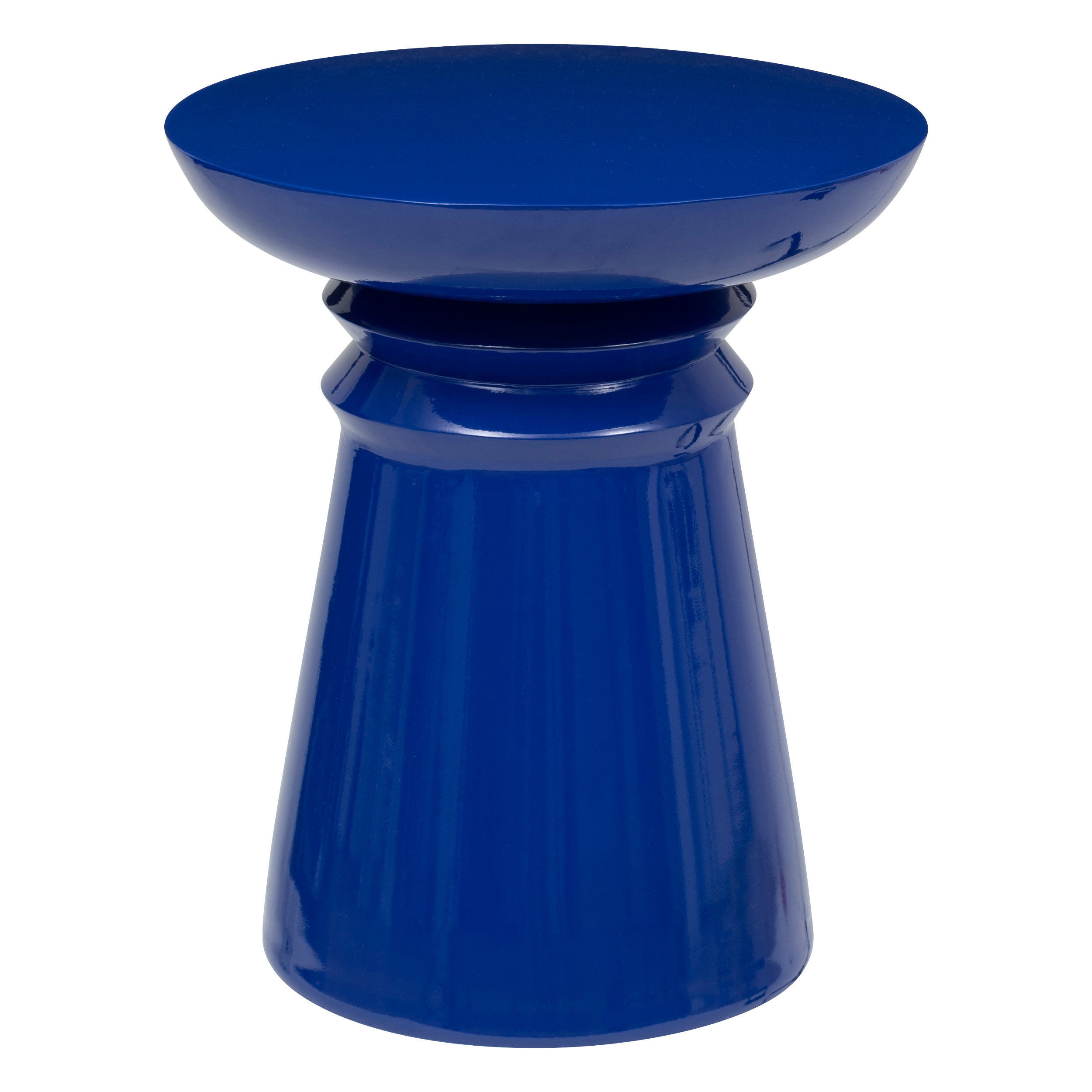 Jaya Coffee Table Diameter 38 Cm Blue Metal Gift