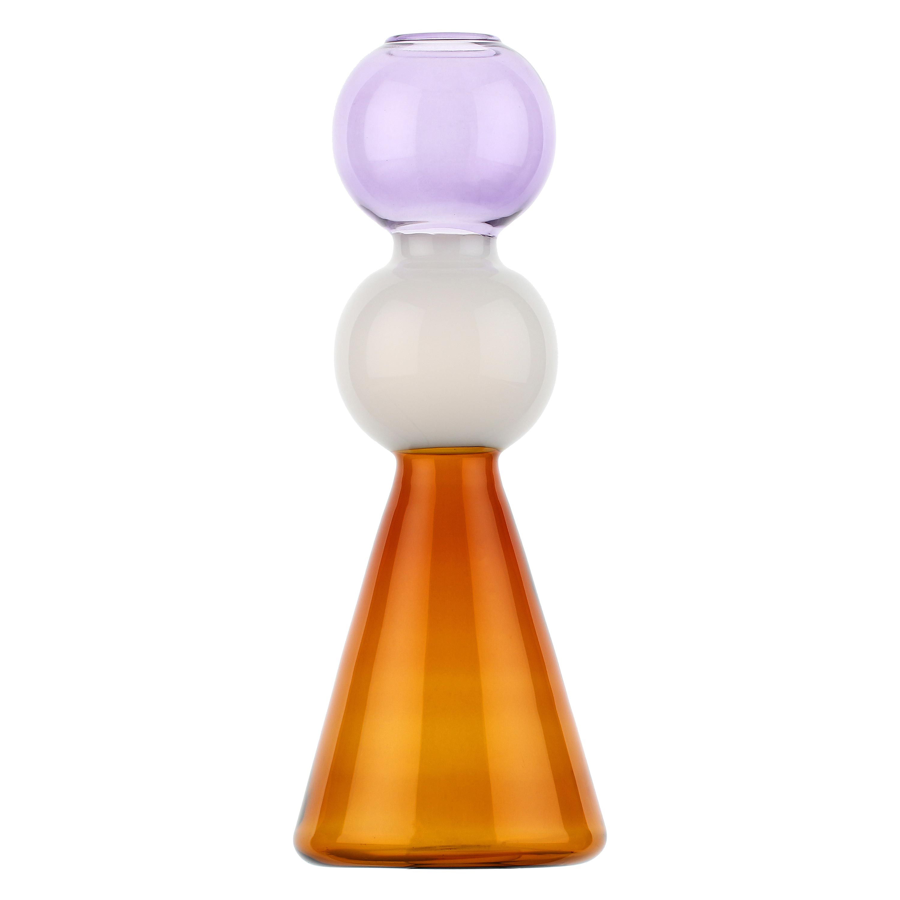 Alchimia Vase 1 Flower Top Lilac Gb Gift