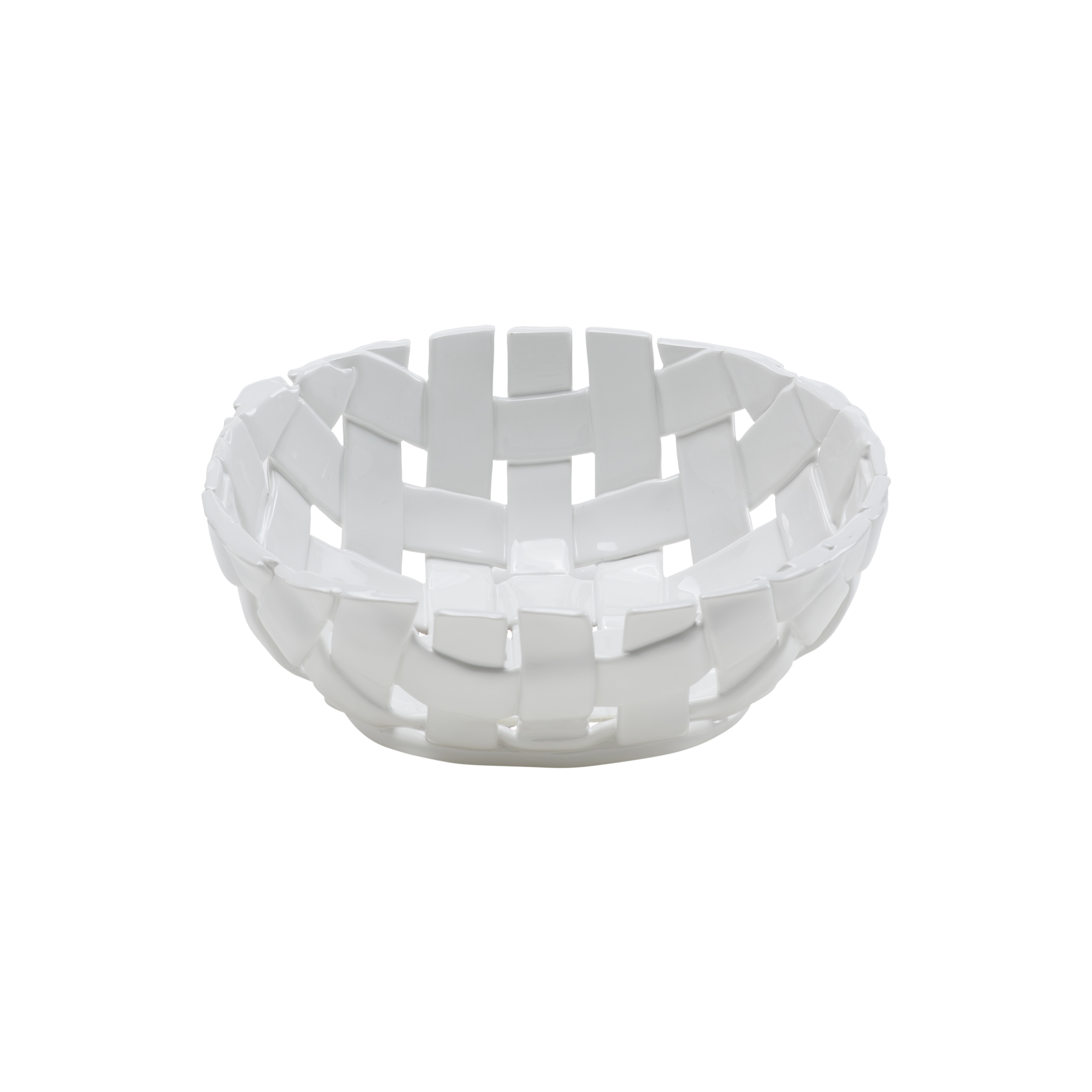 Intrecciata Round White Gift