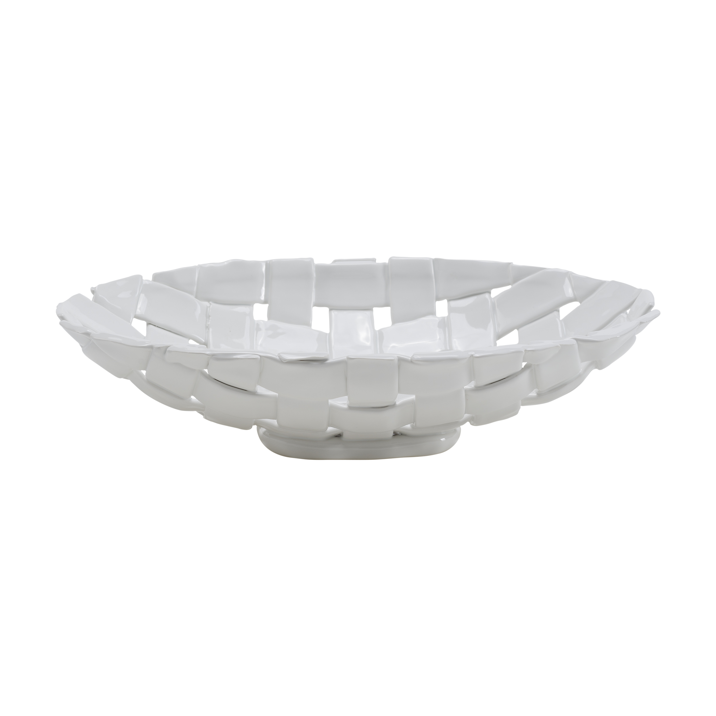 Intrecciata Oval White Gift