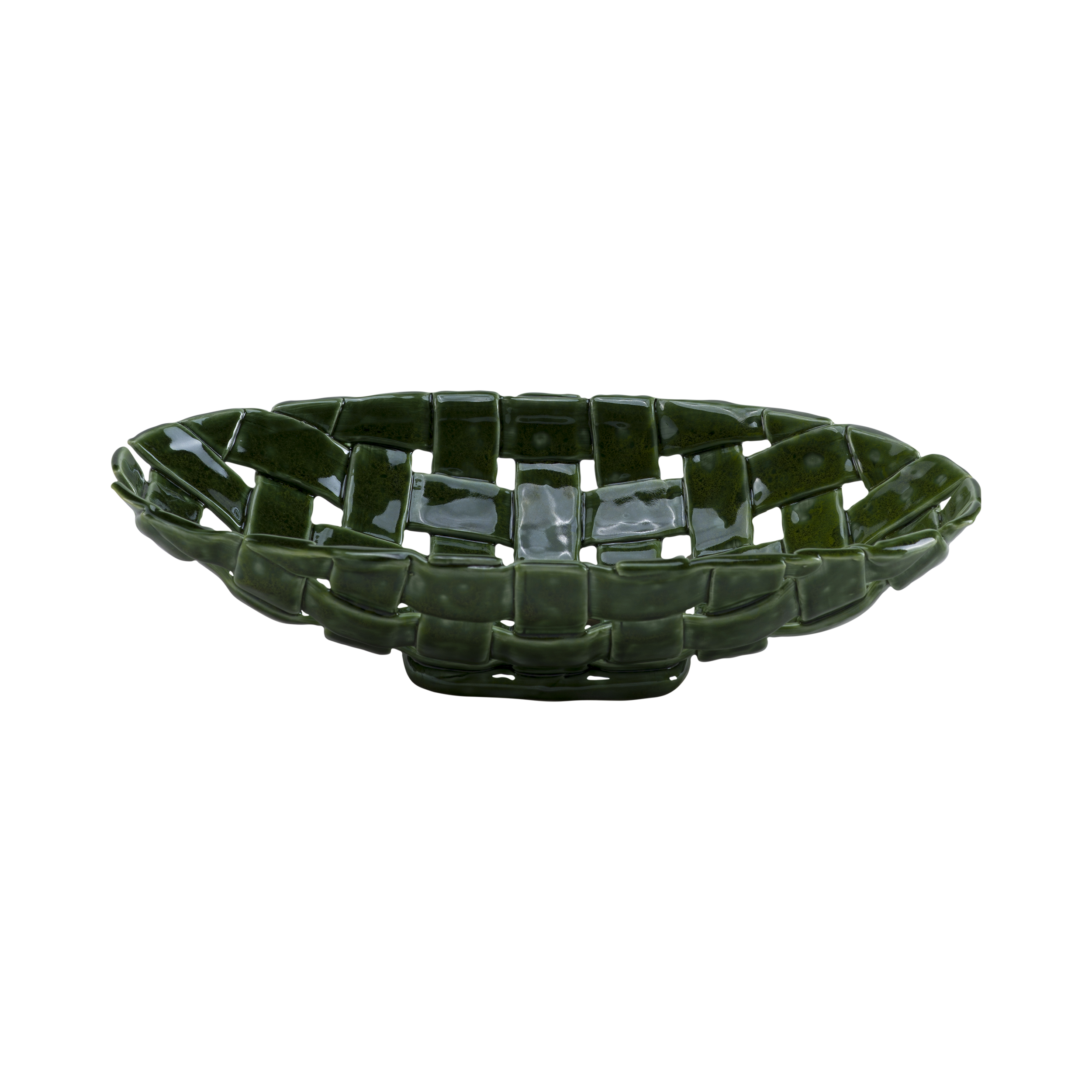 Intrecciata Oval Green Gift