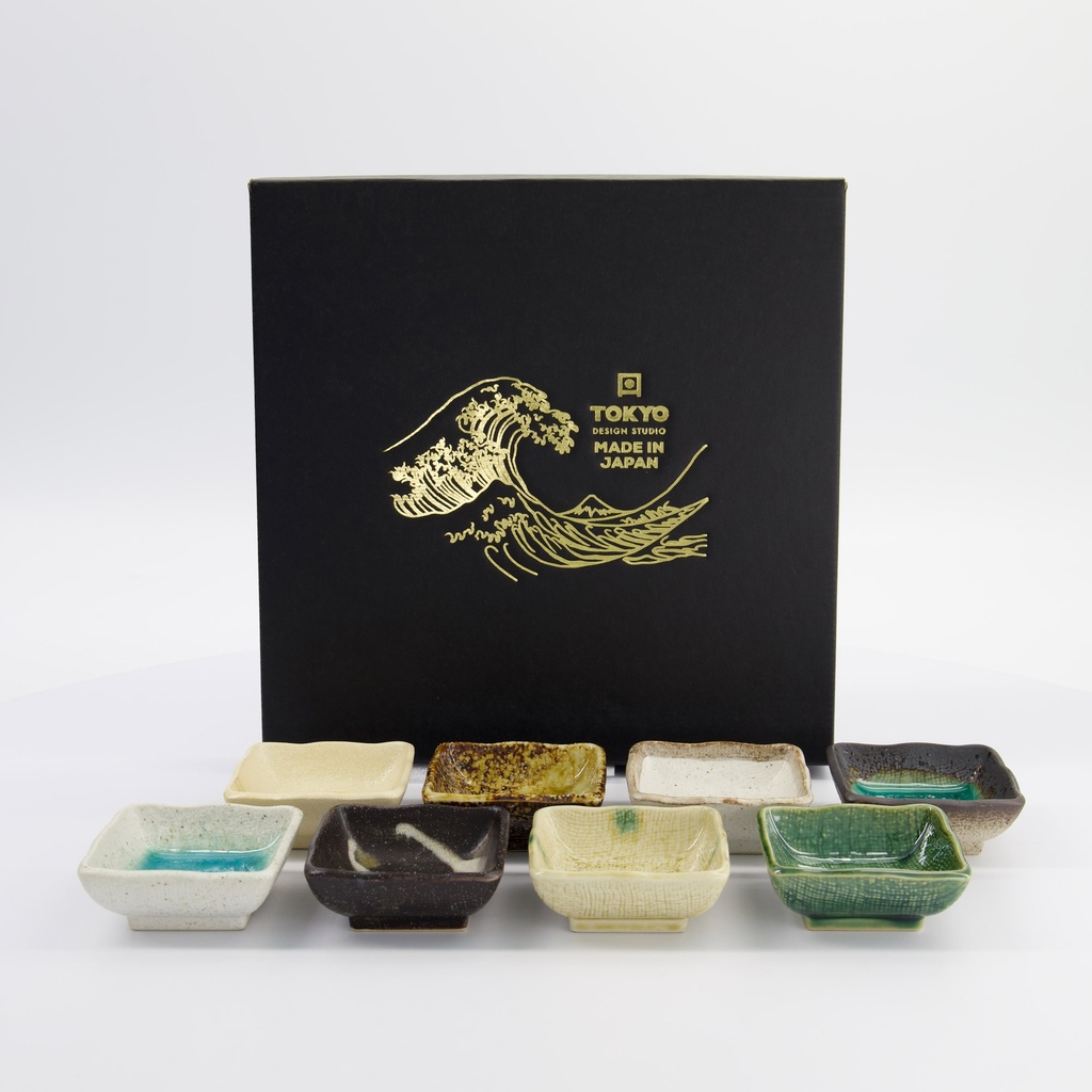 Yamasaku Sauce Dish Giftset 8pcs 7.3x2.8cm 33603 1/18 Gift