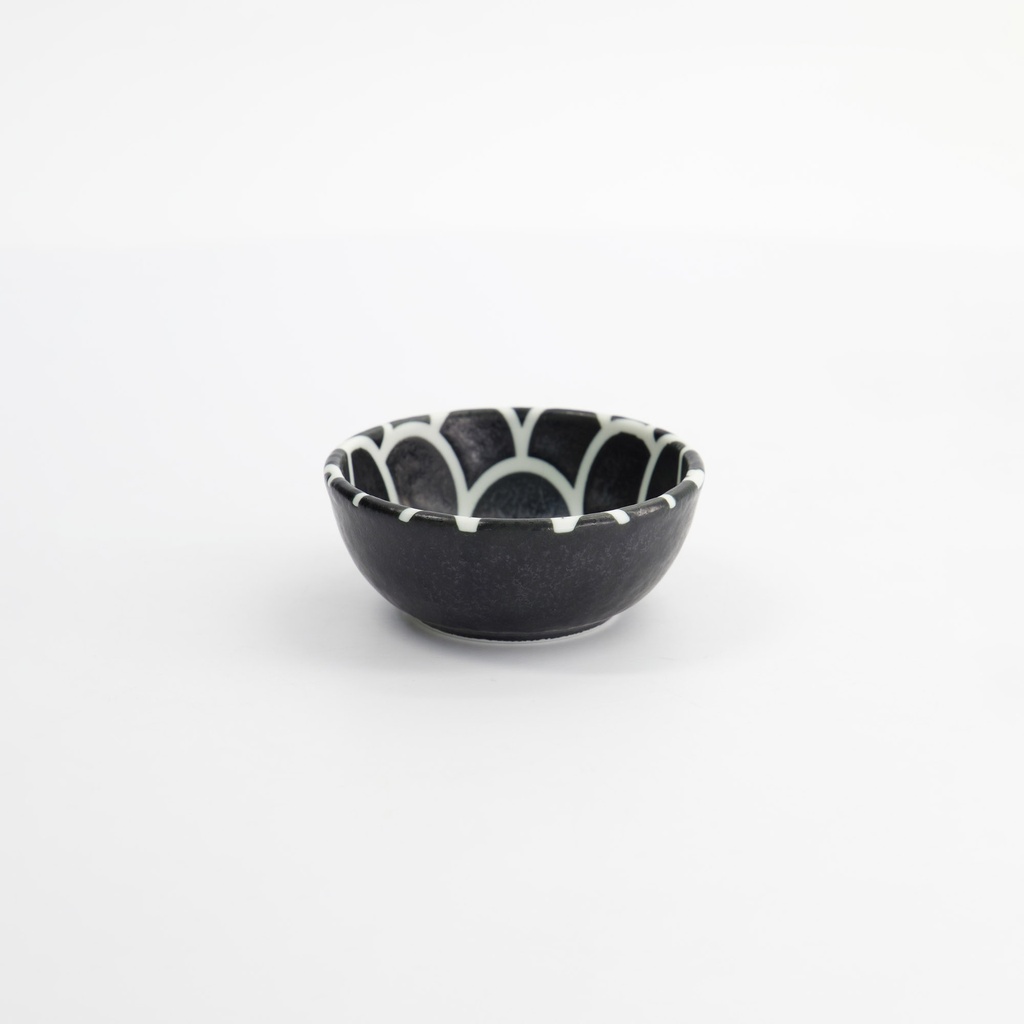 Onyx Noir Mermaid Design Bowl 8.5x3.4cm 12/192 Gift