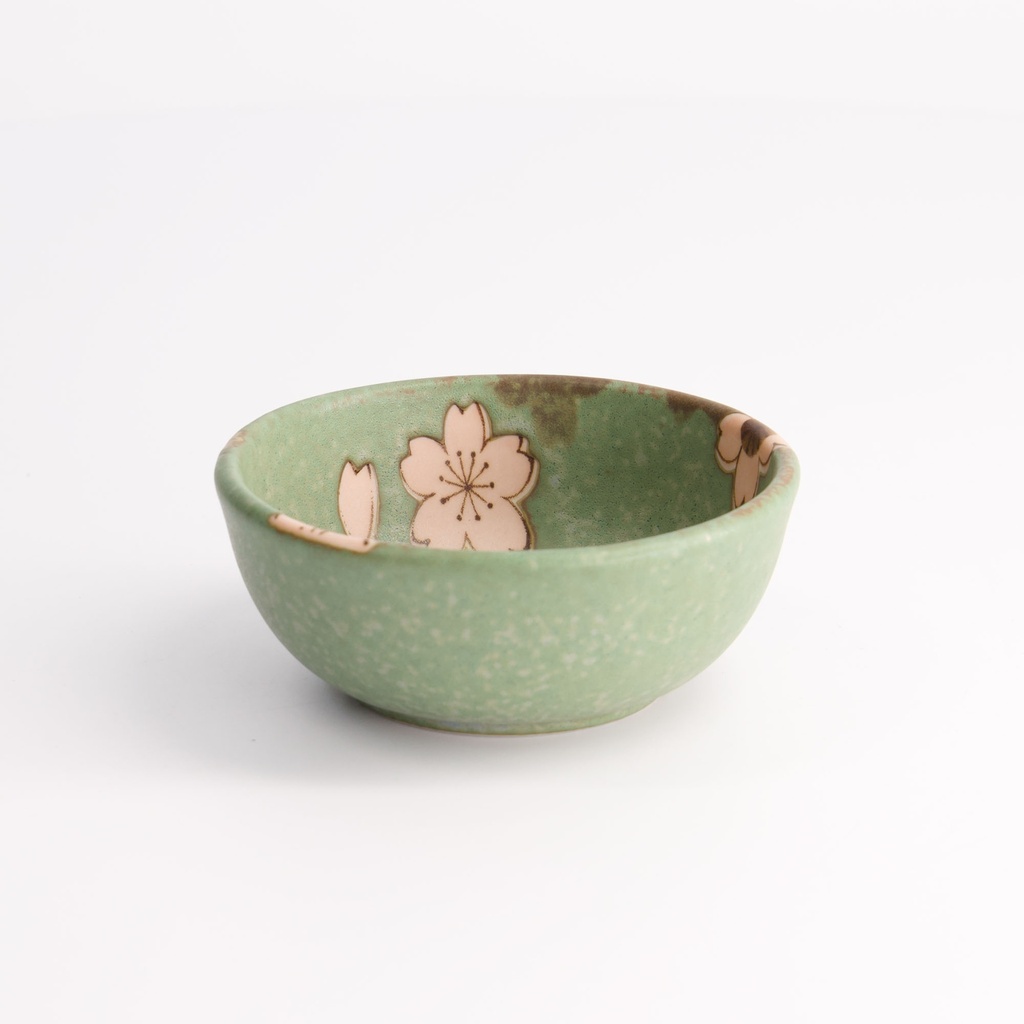 Sakura Sauce Dish 8.6x3.6cm Green 21343 12/192 Gift
